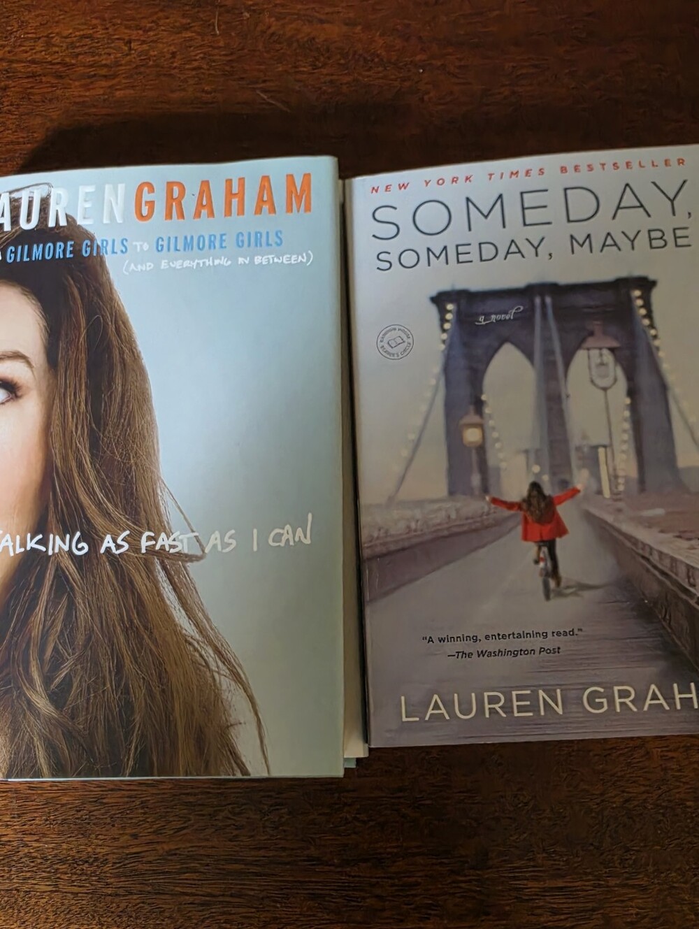 Lot of 2 Lauren Graham Books Hardcover And Paperback Gilmore Girls